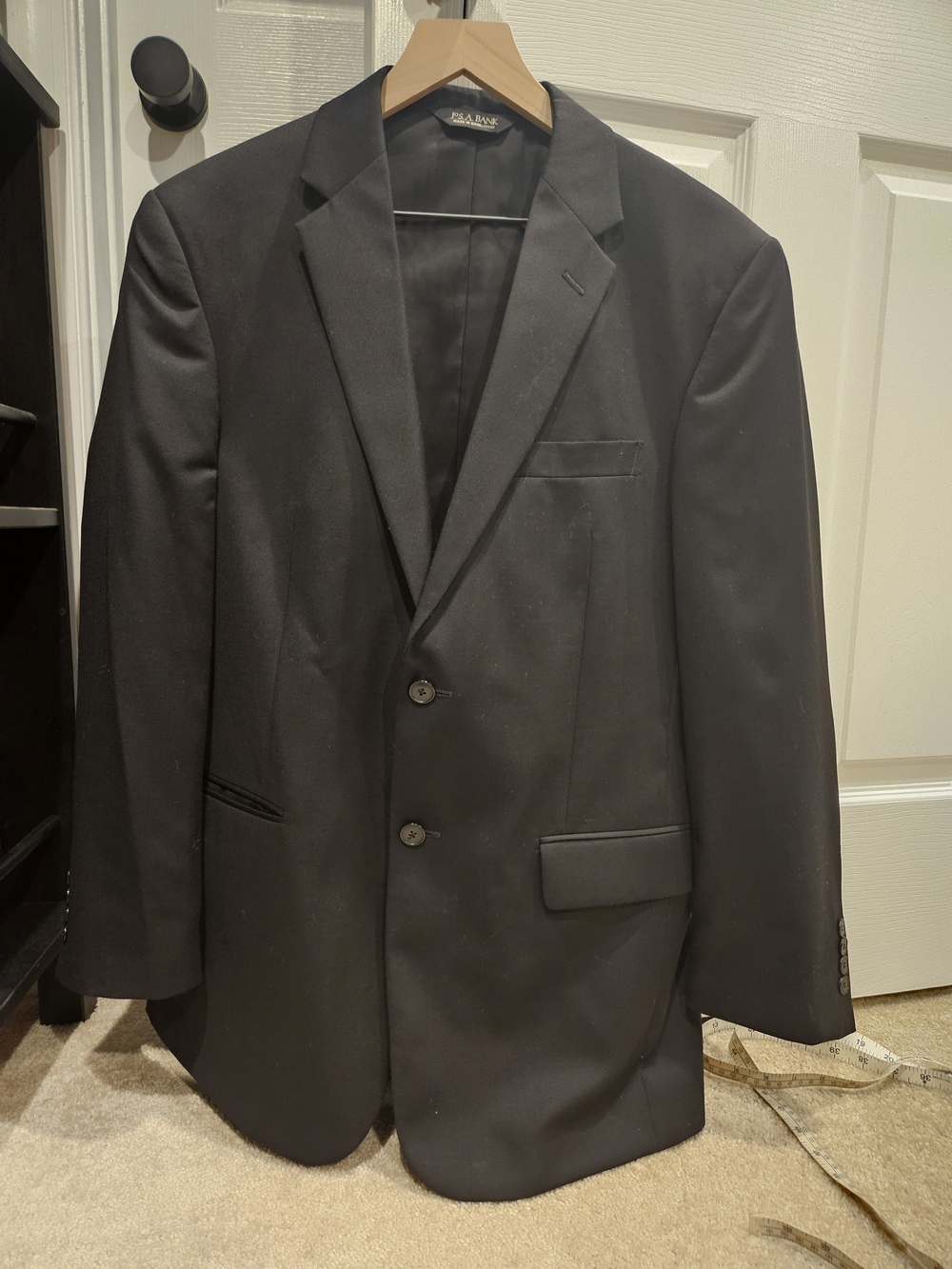 Jos. A. Banks Men’s Black Two-Button Blazer